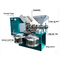 Macchina automatica fredda della stampa di olio 6YL 60 SS304 inossidabile per il seme del tè