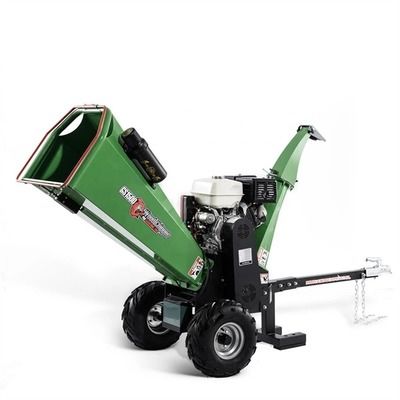 dispositivo d'avviamento di ritrazione della macchina della trinciatrice del ceppo di 212cc 76mm Dia Wood Chipper Machine Mobile