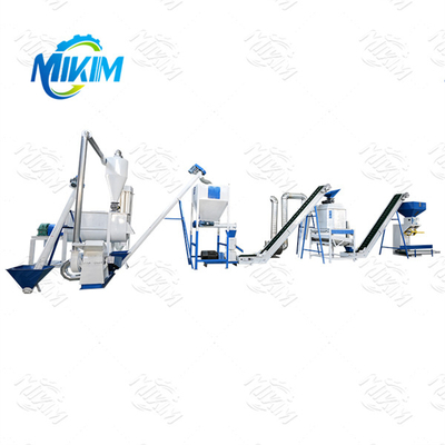 Alta efficienza, basso tasso di guasti, linea di produzione di pellet per mangimi completamente automatica per allevamenti di pollame