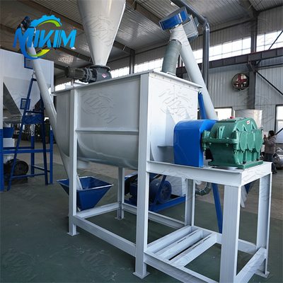 Linea di produzione integrata e completamente automatica per mangimi per allevamenti di bovini, ovini, equini e pollame