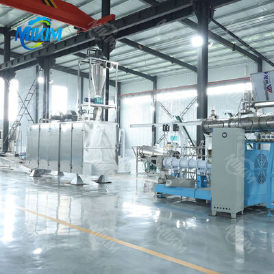1-2T/H Grande capacità galleggiante/affondante Pellets extruder per mangimi di pesce a vite singola di tipo bagnato Linea di produzione Carpa gamberi alimenti per animali di compagnia Motore PLC Pump Gear