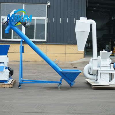 Linea di produzione automatica di pellet da paglia, lolla di riso, trucioli di legno, segatura