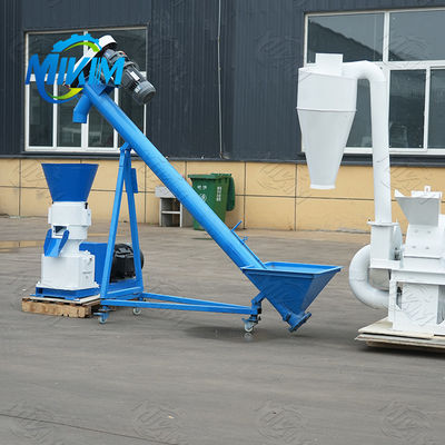 Linea di produzione automatica di pellet da paglia, lolla di riso, trucioli di legno, segatura