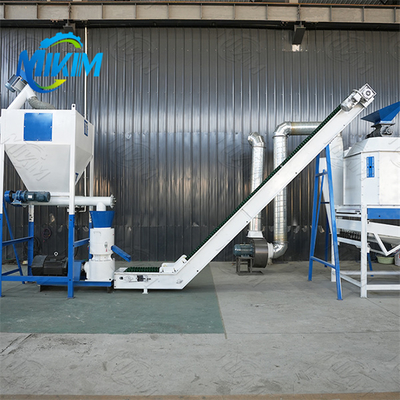 Linea di produzione di pellet per mangimi per polli completamente automatica, di alta qualità, a risparmio di manodopera ed efficiente