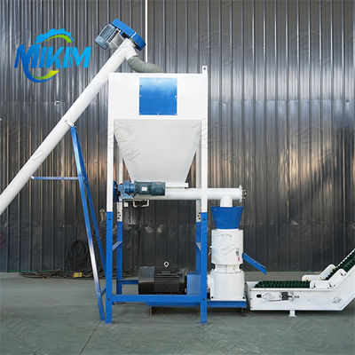 Linea di produzione di pellet per mangimi per polli completamente automatica, di alta qualità, a risparmio di manodopera ed efficiente