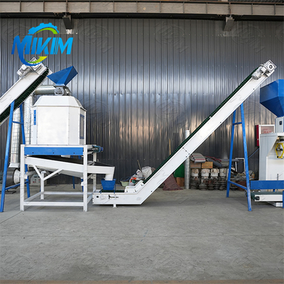 Linea di produzione di pellet per mangimi per polli completamente automatica, di alta qualità, a risparmio di manodopera ed efficiente