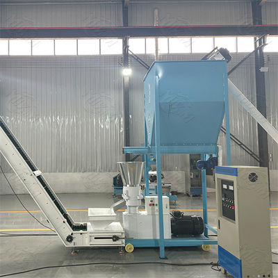 Adatto per allevamenti su larga scala, linea di produzione di pellet per mangimi, facile da usare, linea di produzione di mangimi per bovini e ovini