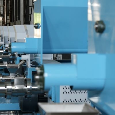 Macchina di galleggiamento del granulatore dell'alimentazione della macchina del mangime per pesci del pollame automatico di controllo 380V piccola