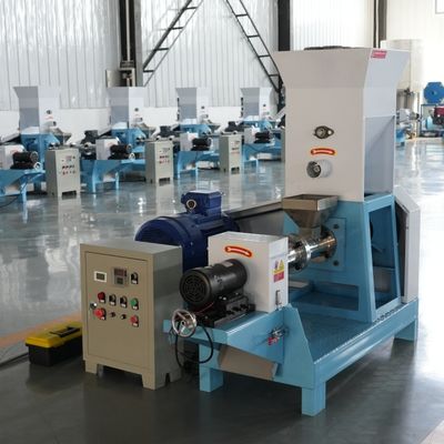 Macchina per l'estrusione di pellet di mangime per pesci galleggianti a secco 120-150 kg / h