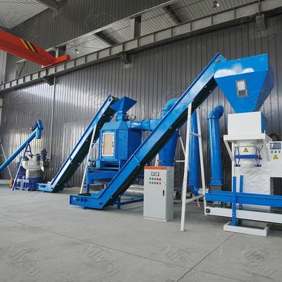 Macchina della pallina della biomassa guidata PTO dalla polvere residua del carbone e di legno