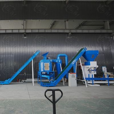 Linea di produzione di pellet di combustibile da biomassa completamente automatica ad alta efficienza