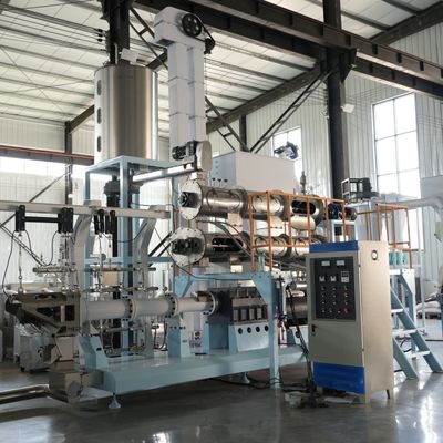 New Product Large Capacity 2-6t/h Automatic Twin screw sinking fish feed Extruder  Dog Cat Fish Pet Food Pellet Making Machine for sale