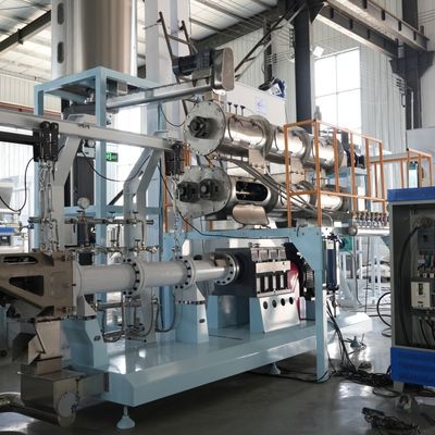 linea di produzione di razza dell'alimentazione dell'animale domestico del cibo per cani di 2ton/H 115KW 20×1.2×2.2mm