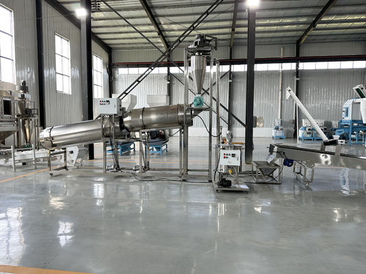 1-2T/H Grande capacità galleggiante/affondante Pellets extruder per mangimi di pesce a vite singola di tipo bagnato Linea di produzione Carpa gamberi alimenti per animali di compagnia Motore PLC Pump Gear
