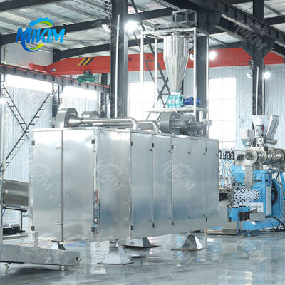 1-2T/H Grande capacità galleggiante/affondante Pellets extruder per mangimi di pesce a vite singola di tipo bagnato Linea di produzione Carpa gamberi alimenti per animali di compagnia Motore PLC Pump Gear