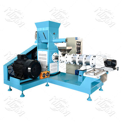 Prezzo all'ingrosso Prezzi economici Famiglia 5.5kw Single Screw Fish Feed Pellet Processing Maker Machine Dry Type dog food pellet machine in vendita