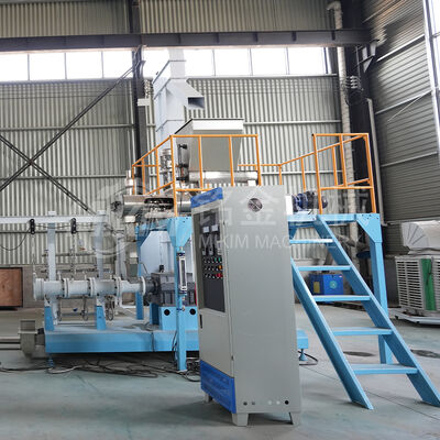 2 tonnellate 1 mm Pet Trade Fish Feed Machine Floating Twin Screw Dog Food Extruder machine per tilapia