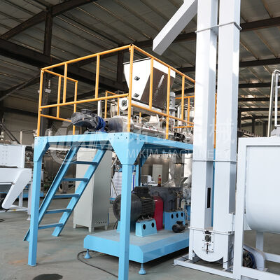 2 tonnellate 1 mm Pet Trade Fish Feed Machine Floating Twin Screw Dog Food Extruder machine per tilapia