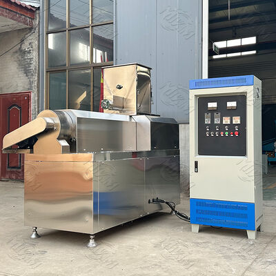 Twin Screw Extruder with 100-1000kg/h Capacity for Pet Feed Production Line in Stainless Steel Food Grade and Fully Automatic Control System