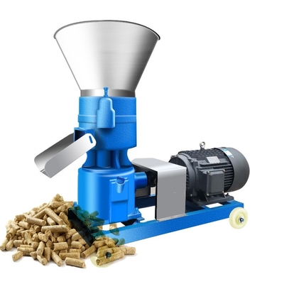 Biomassa Legno Pellet Mill Machine Flat Die Wood Chips Pellet Press