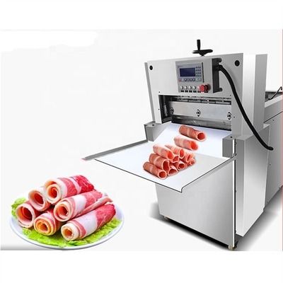 Casa automatica dell'affettatrice della taglierina della carne della sega dell'osso che affetta taglio congelato della carne suina