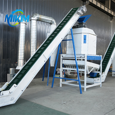 Linea di produzione di pellet per mangimi efficiente e completamente automatica per allevamenti e fabbriche di pellet per mangimi