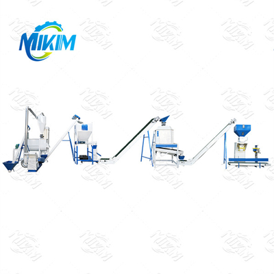 Linea di produzione di pellet per mangimi per pollame completamente automatica per una vasta gamma di allevamenti che utilizzano nuove materie prime