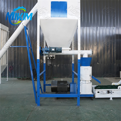 Linea di produzione di pellet per mangimi completamente automatica per allevamenti su larga scala, adatta a tutti i tipi di pollame