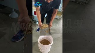 macchina per estrusione di farina di pesce #fishfeedmachine