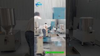 Prova di fabbrica dell'estrusore per alimenti per animali domestici | Produzione triangolare di cibo per cani#estrusore di cibo per animali#estrusore di cibo per cani